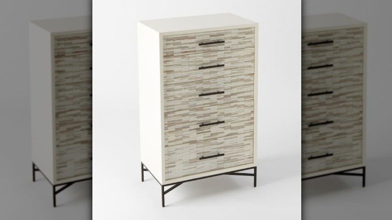 Tiled dresser