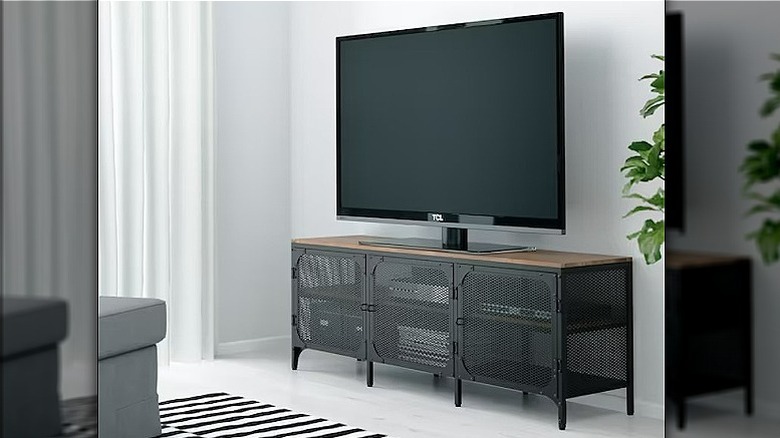 Black FJÄLLBO TV unit