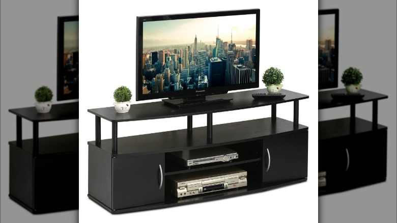 Black entertainment center