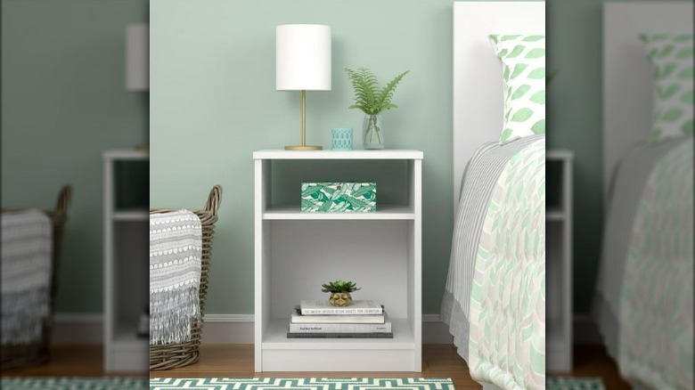 White nightstand