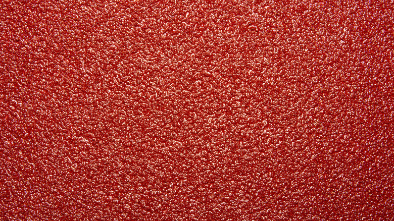 Red coarse sandpaper