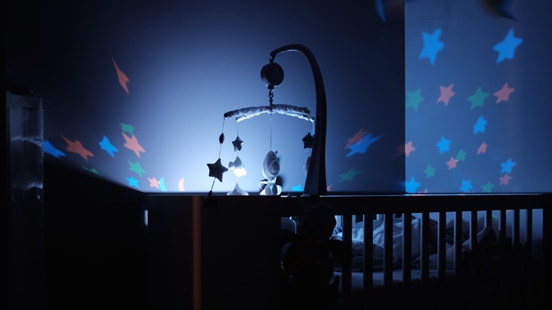 Blue nursery with stars