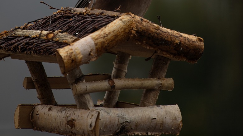 birdhouse made from sticks 