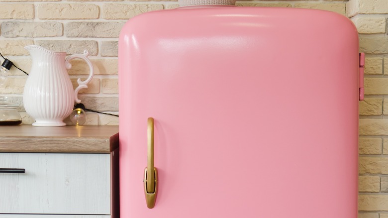 retro fridge kitchen 