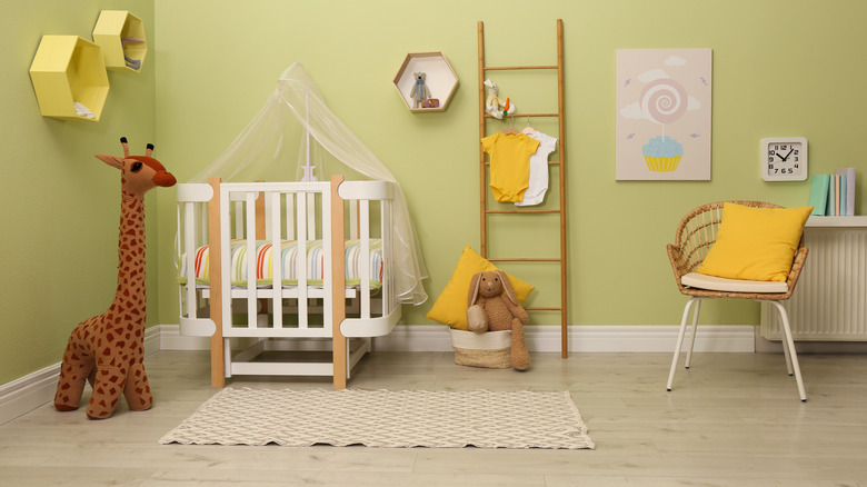 Colorful but subdued nursery