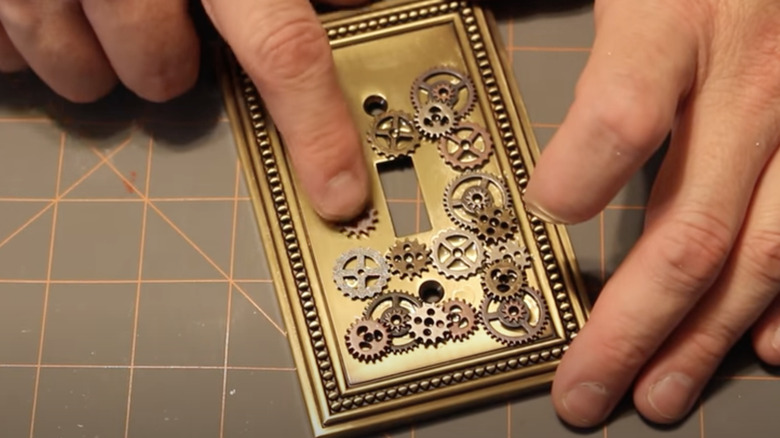 steampunk light switch