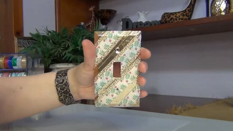 washi tape light switch