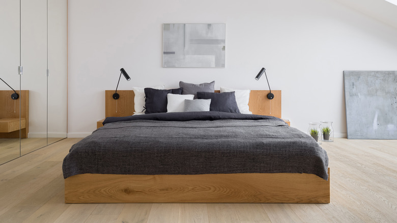 simple modern bed frame