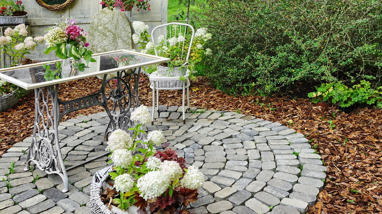 Ornamental decorative backyard