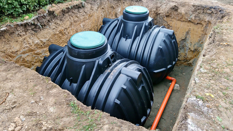 Underground water recycling home system