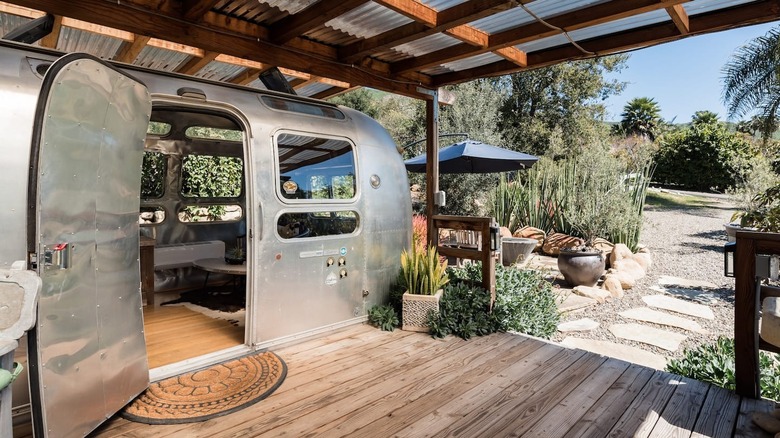 1974 airstream on avocado orchard Airbnb 