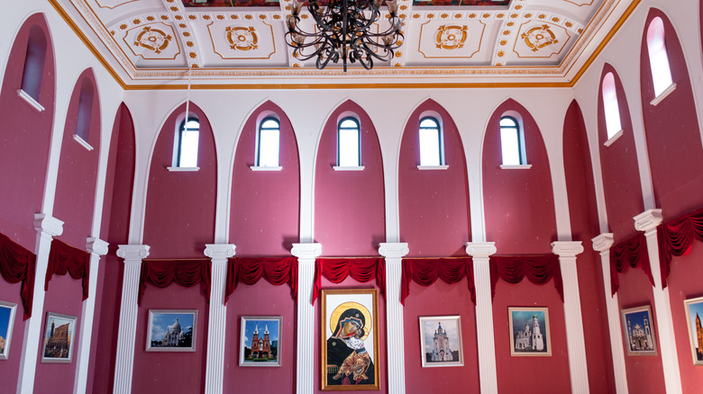 ornate Russian church 