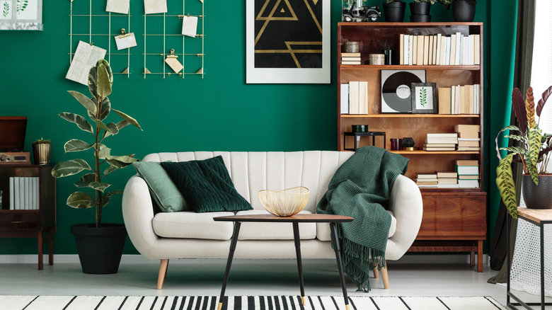 Emerald living room