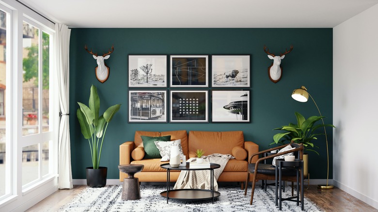 Midcentury style living room