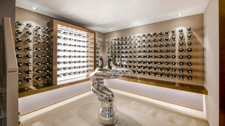 Luxury wine cellar 