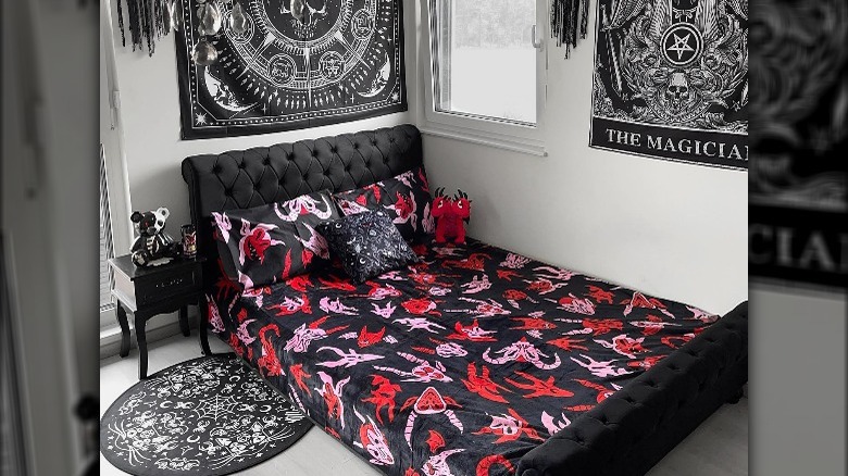 Goth bedroom tapestries