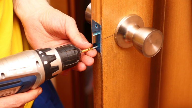 replacing an old doorknob