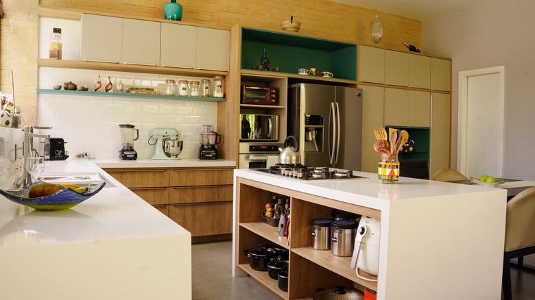 modern kitchen interior