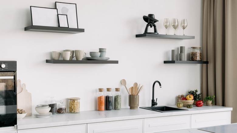 modern kitchen with appliances