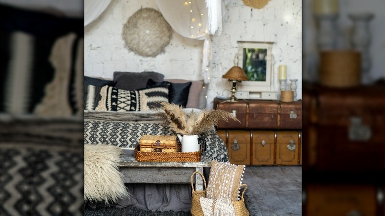 Rustic boho bedroom