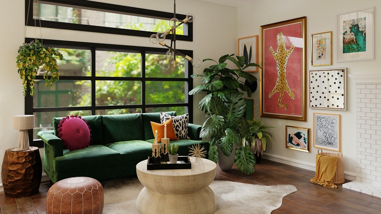 Maximalist living room