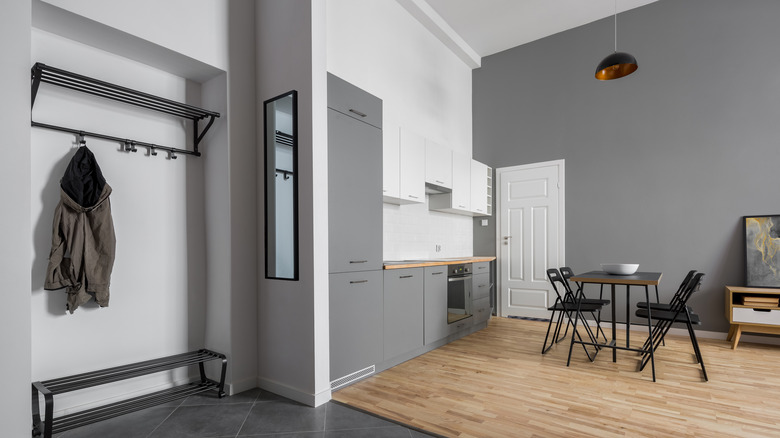 modern mud room