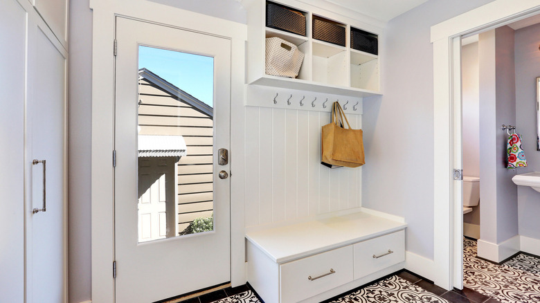 modern mud room