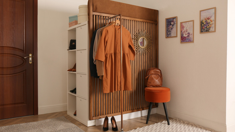 modern mudroom