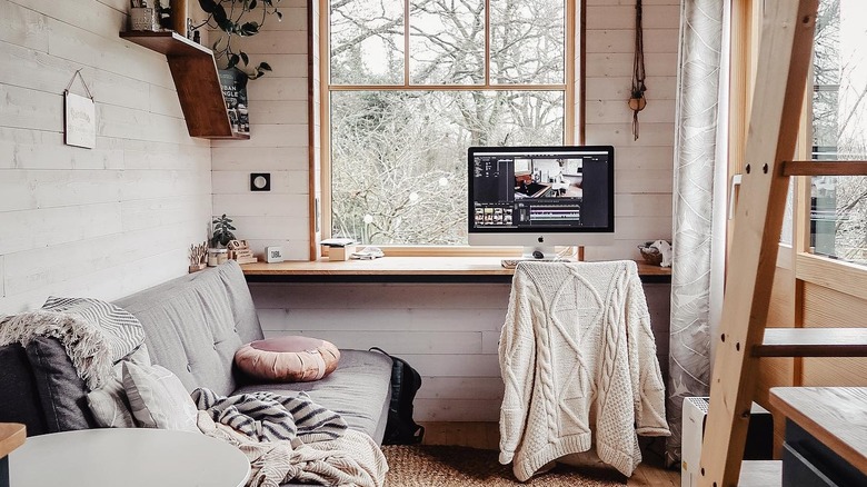 Cozy cottagecore tiny house