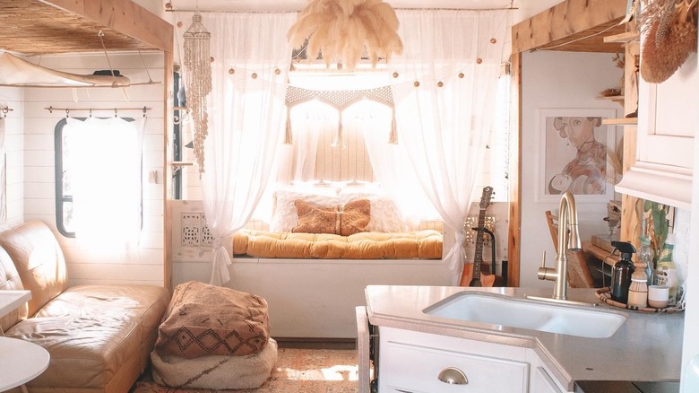 Feminine ethereal tiny house