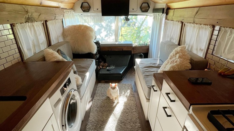 Luxurious bus house