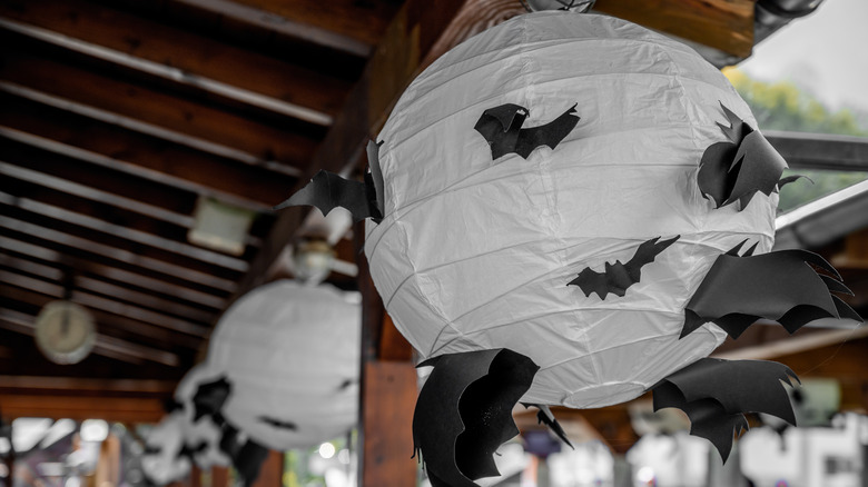 Bats on a Halloween lantern