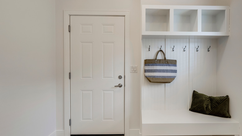 Small mudroom