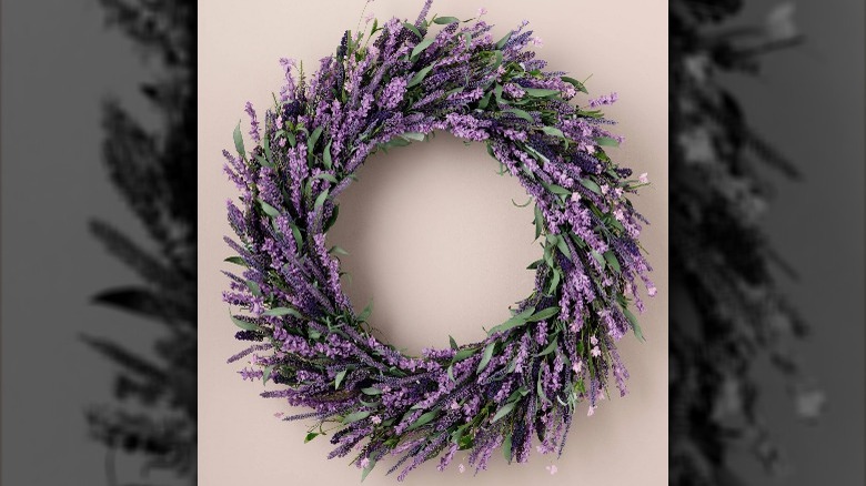 Lavender sprig wreath