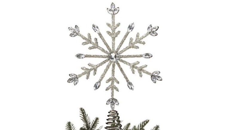 Snowflake tree topper