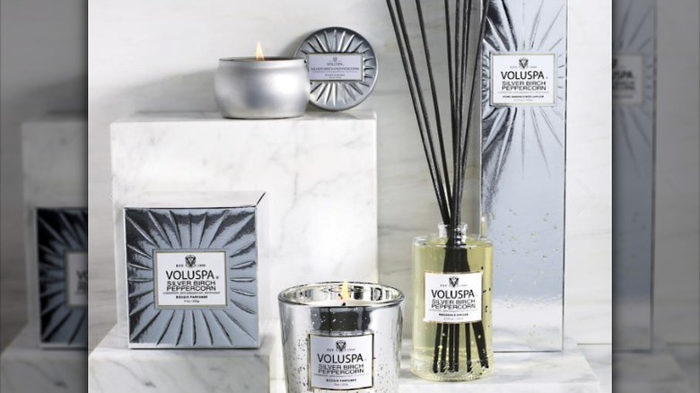 Peppercorn candle and diffuser collection