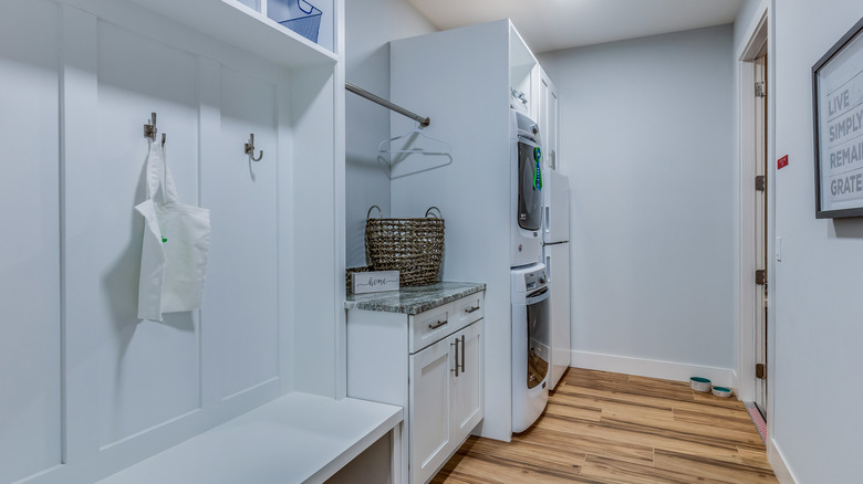 Laundry room and mudroom