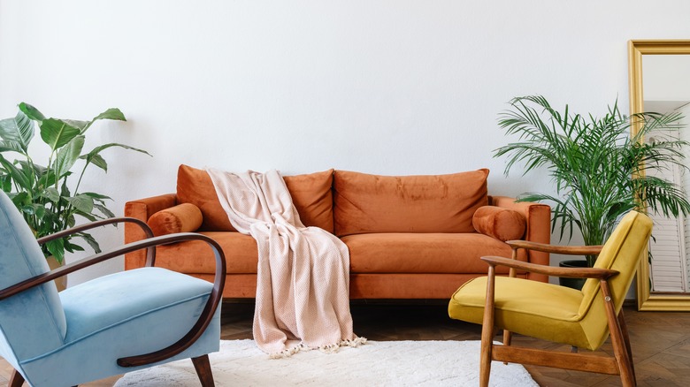 colorful living room