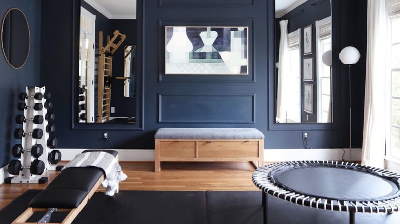 navy blue interior 