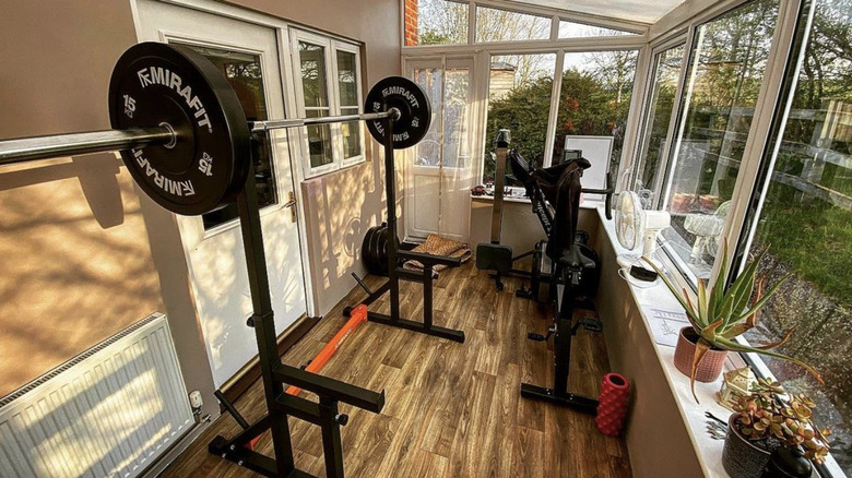 equipment in sunroom 