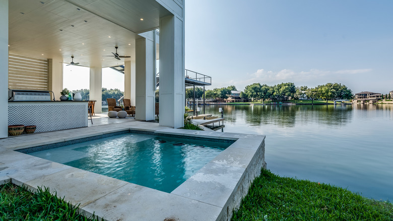 small pool on the water