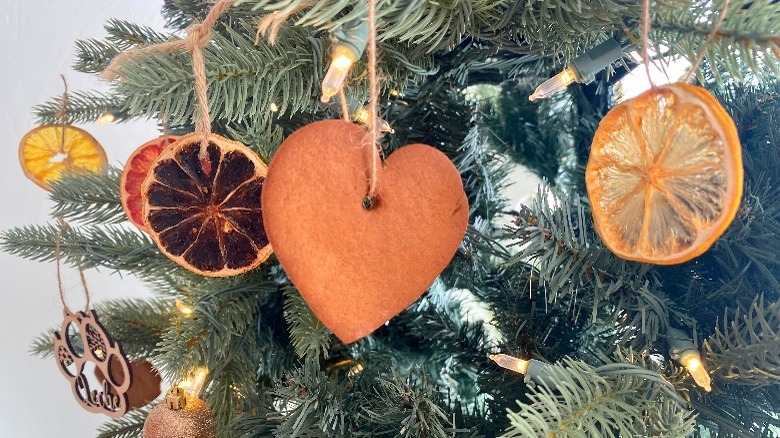 Gingerbread heart ornament