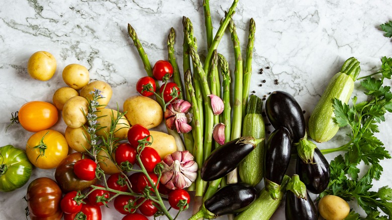 variety of vegetables 