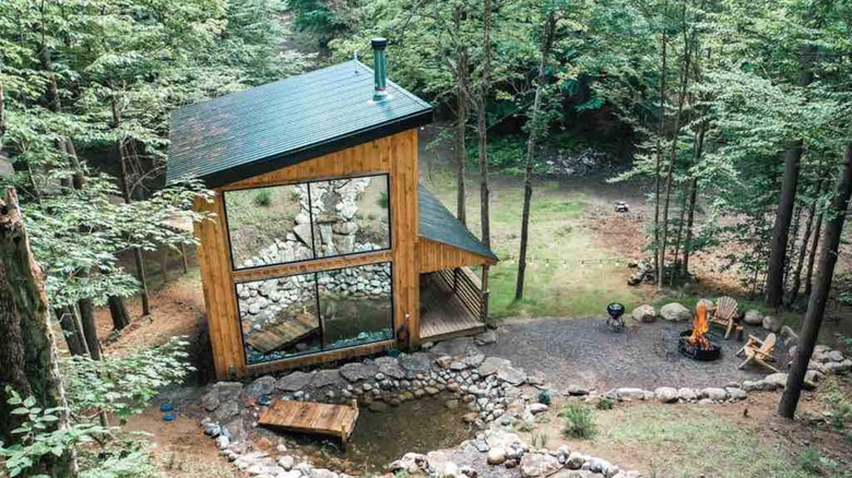 treehouse in the Adirondacks 