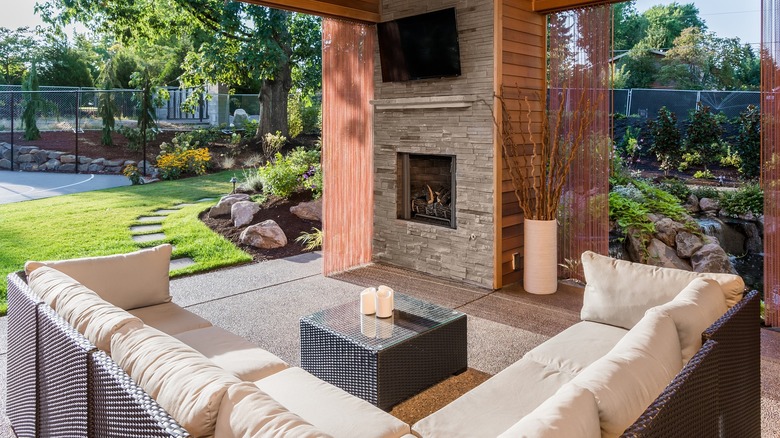 Exquisite yard patio