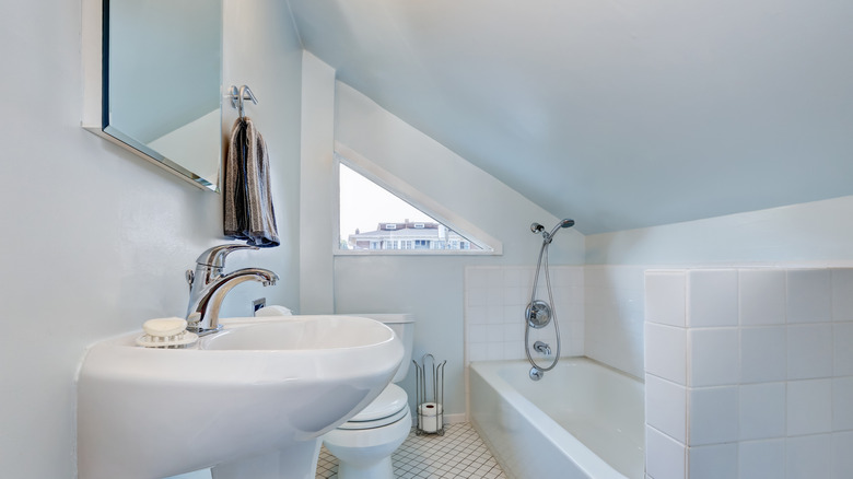 attic bathroom