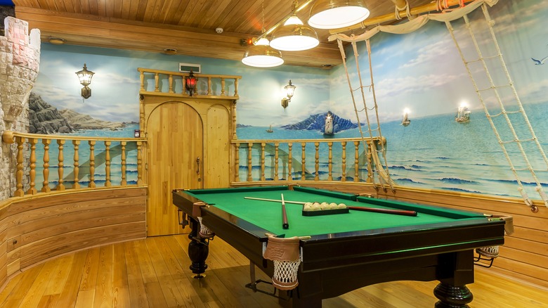 game room inspired by the sea 