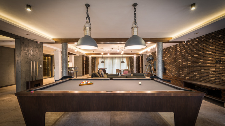 luxury game room 