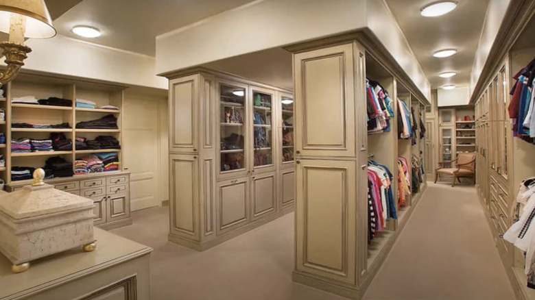 Family sized walk-in closet