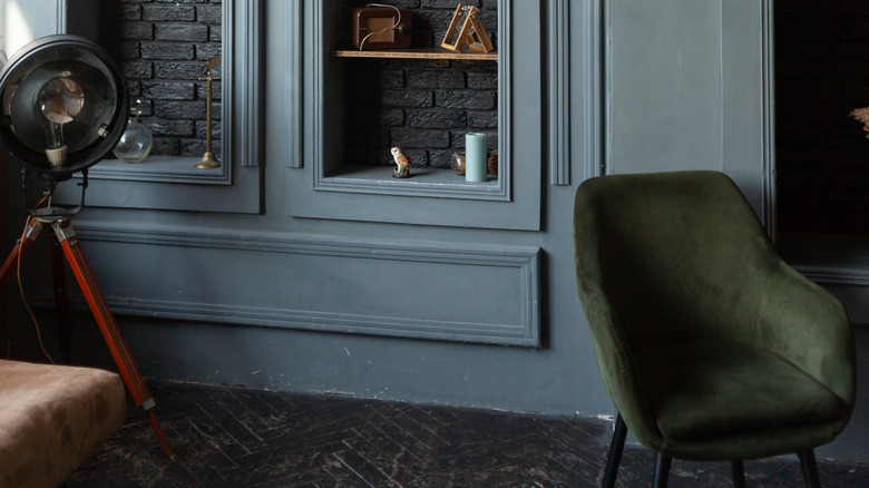 blue living room 